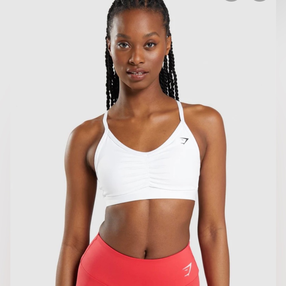 Gymshark Ruched Sports Bra- Size Medium